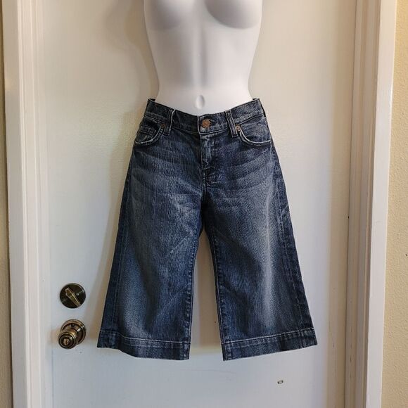 7 for all mankind dojo Bermuda shorts - Picture 1 of 5